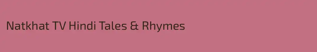 Natkhat TV Hindi Tales & Rhymes